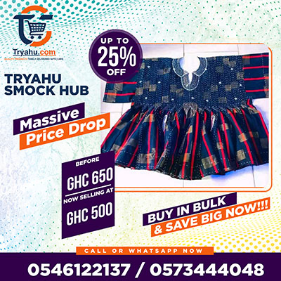 Ghanaian Smocks for Men & Women | Authentic Fugu Tryahu